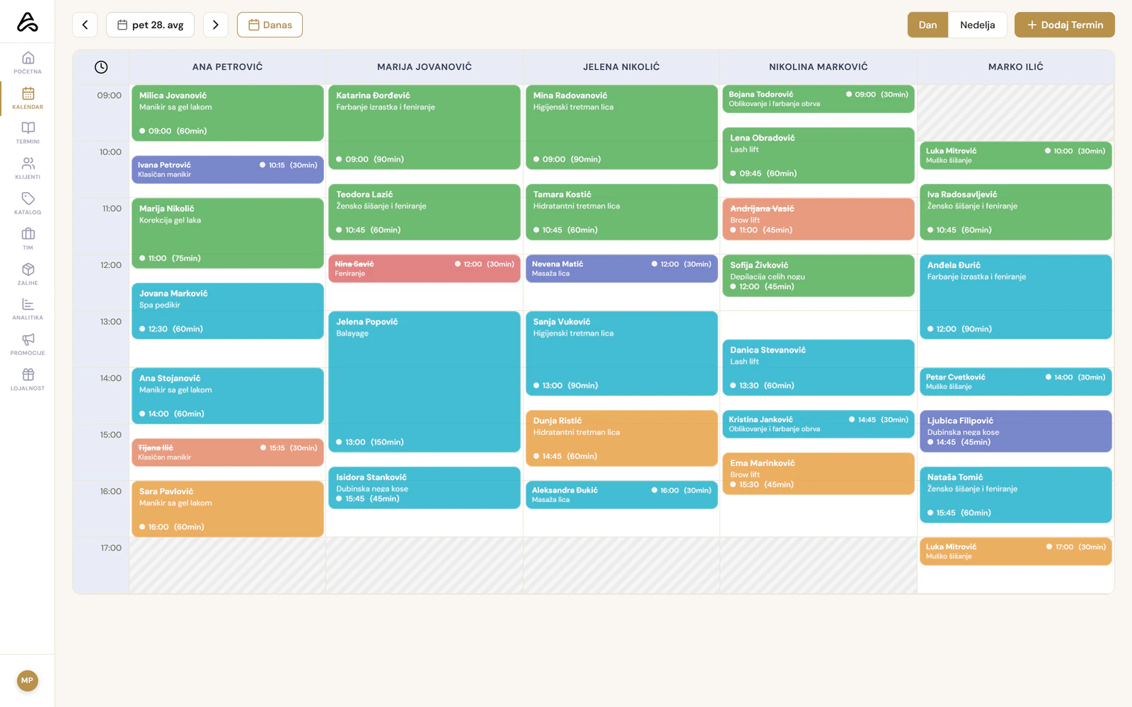 Aleos · Kalendar