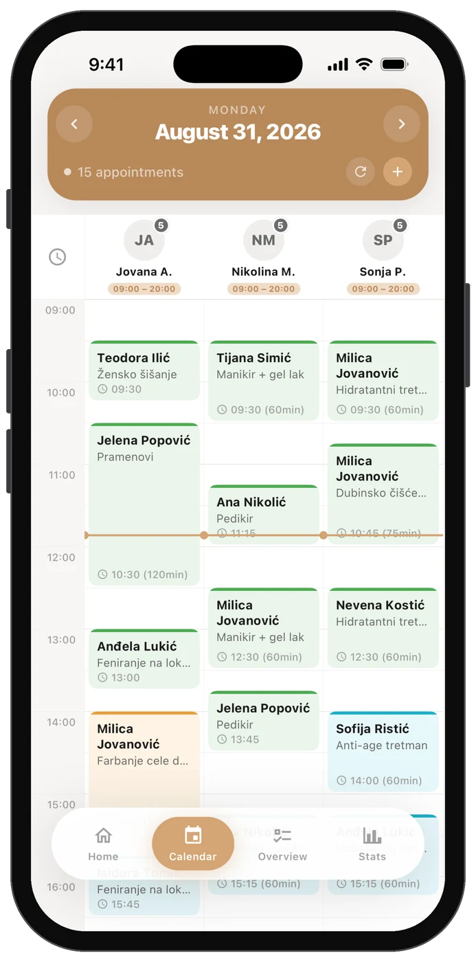 Aleos aplikacija za administratore