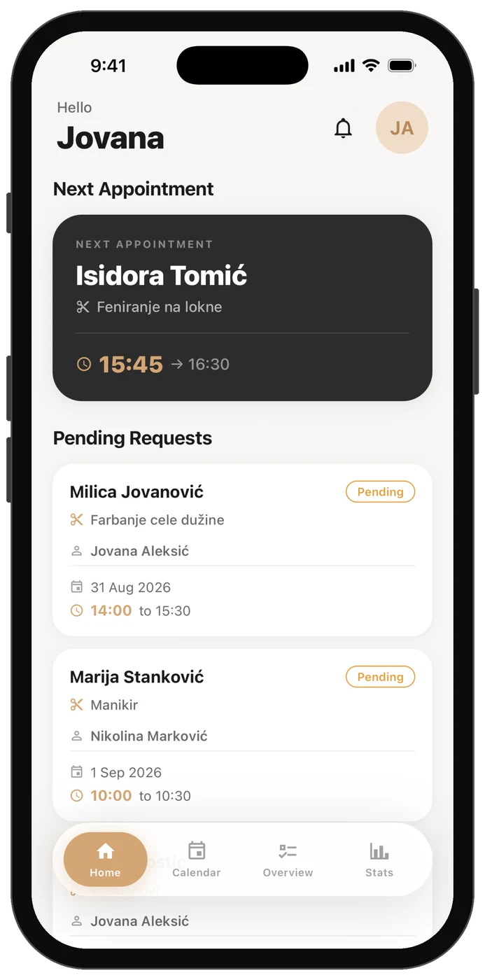 Aleos aplikacija za administratore